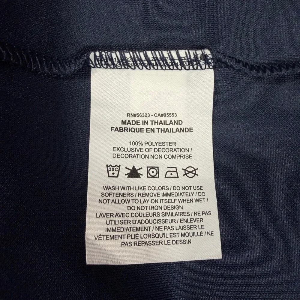 Nike Golf Polo Sunoco Logo Mens XXL Navy Blue Polyester Short Sleeve NWT